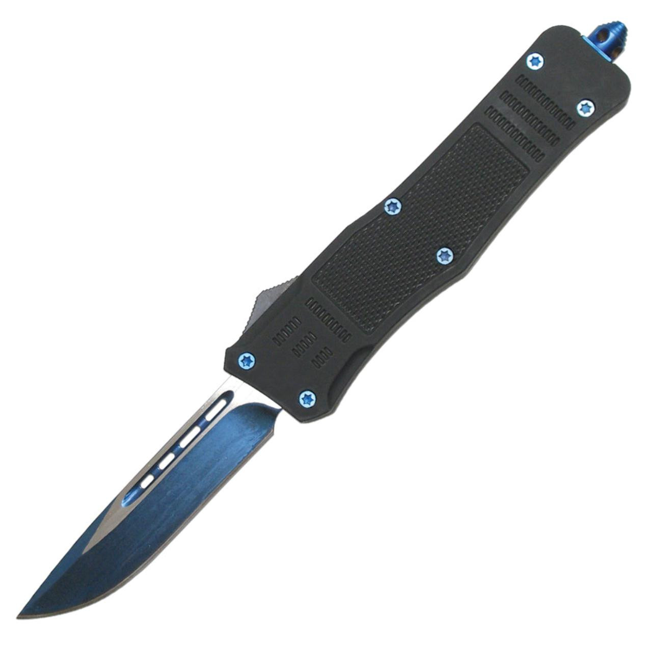 MCS OTF KNIFE WITH SHEATH 9″ OVERALL - BLACK 