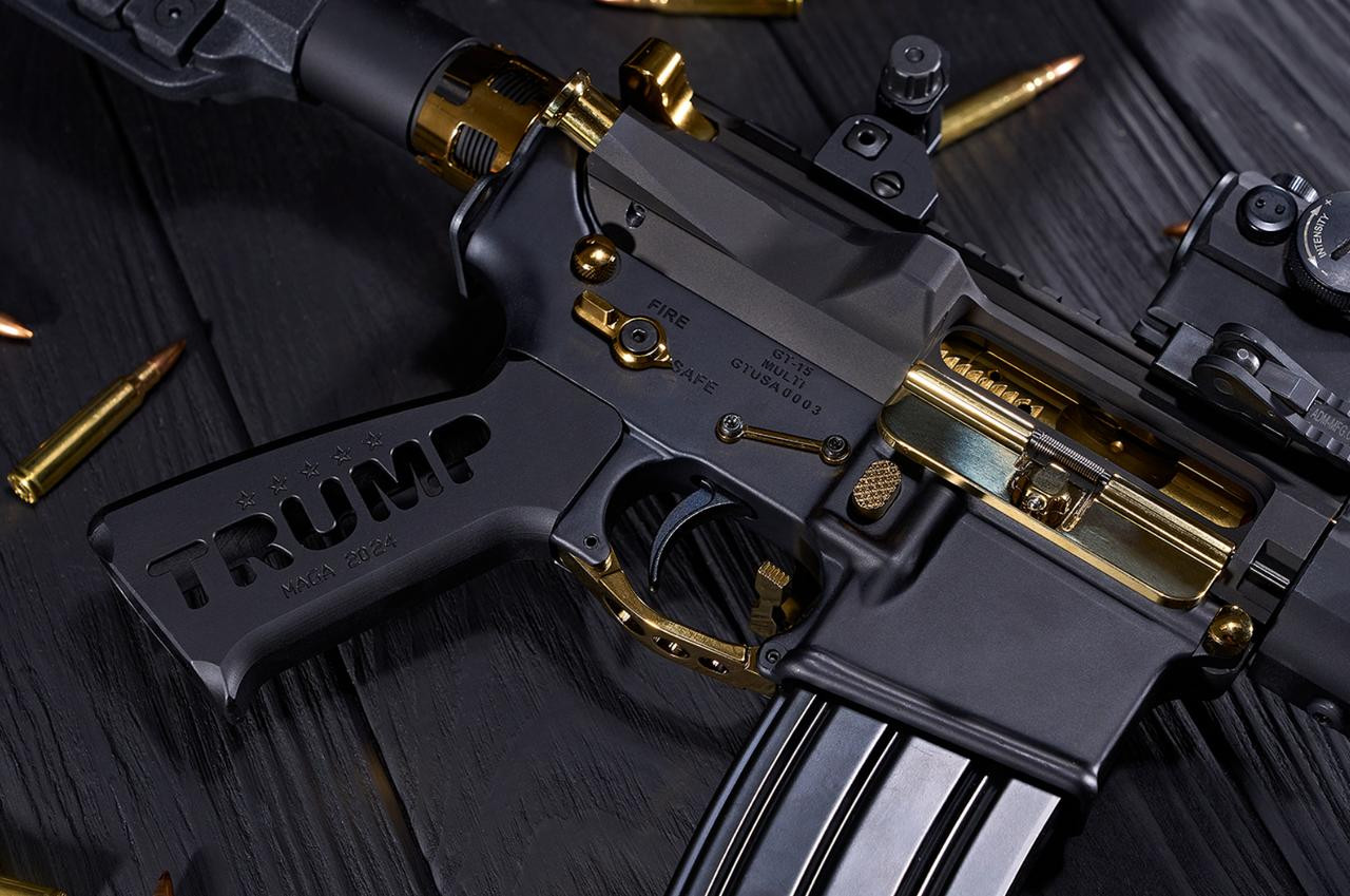 MCS AR-15 Upper Receiver Assembly Kit - Gold Plated 