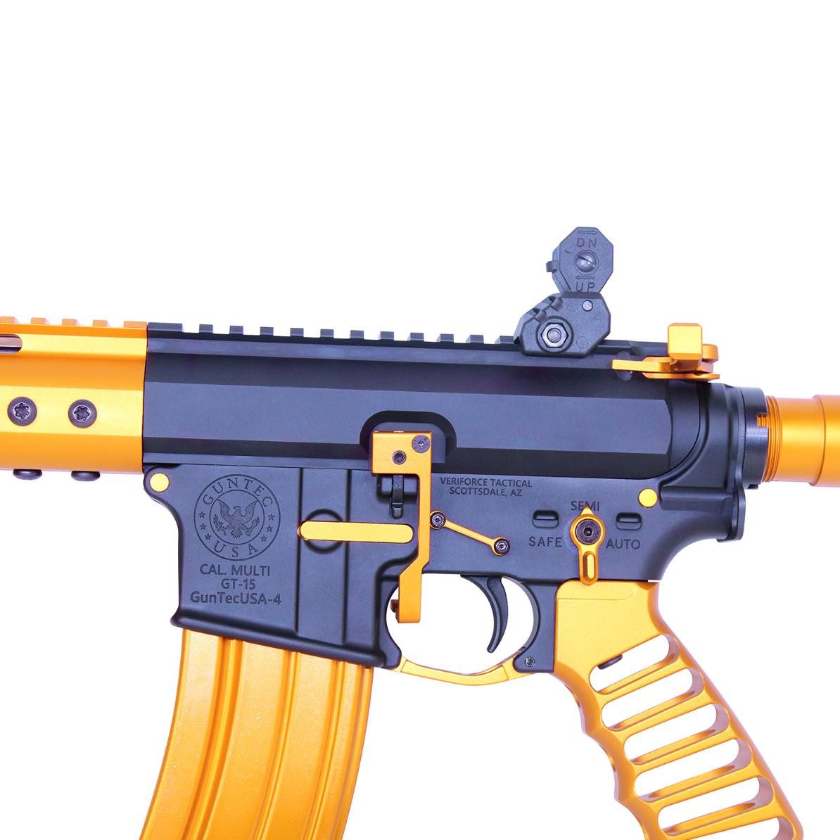 MCS AR-15 Charging Handle With Gen 5 Latch - Anodized Orange 