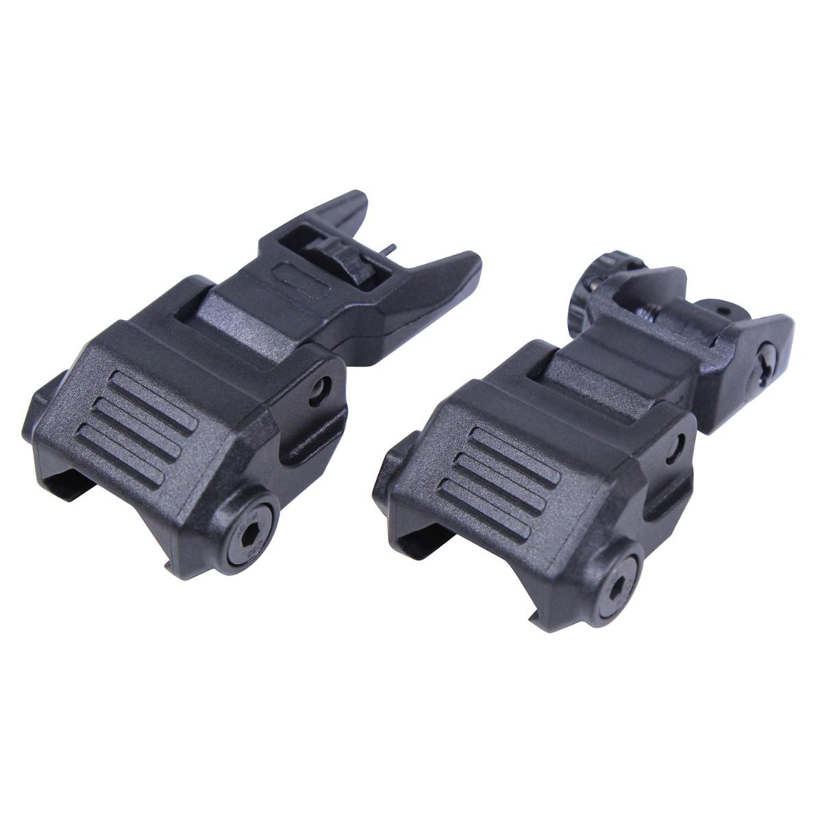 MCS AR-15 ‘PQS’ Polymer Quick Sights - Black 