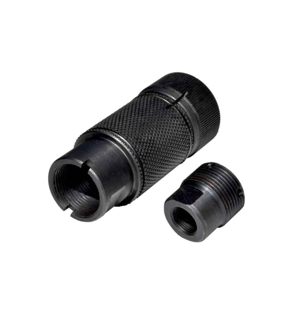 MCS 3 Phrase Krinkov Style Steel Muzzle Brake - 1/2x28