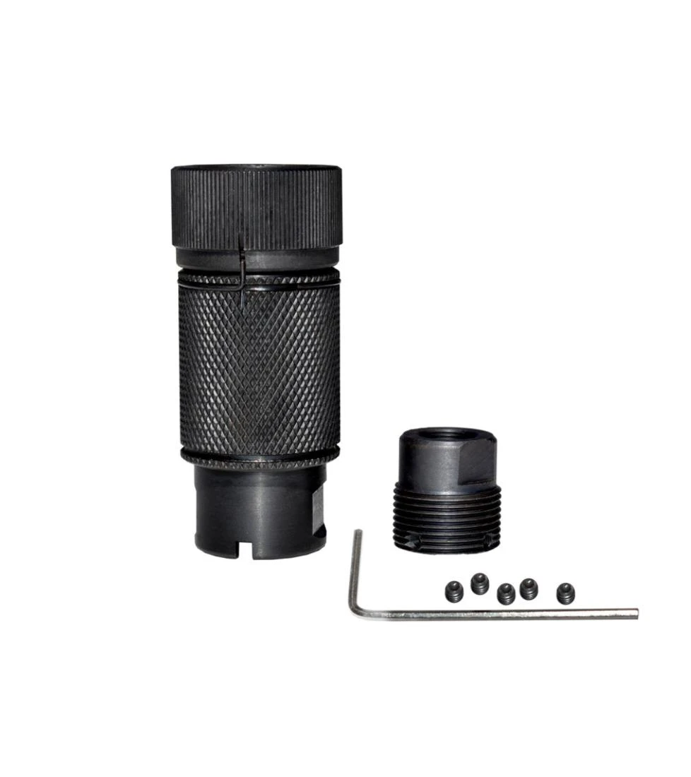 MCS 3 Phrase Krinkov Style Steel Muzzle Brake - 1/2x28 or 5/8x24 