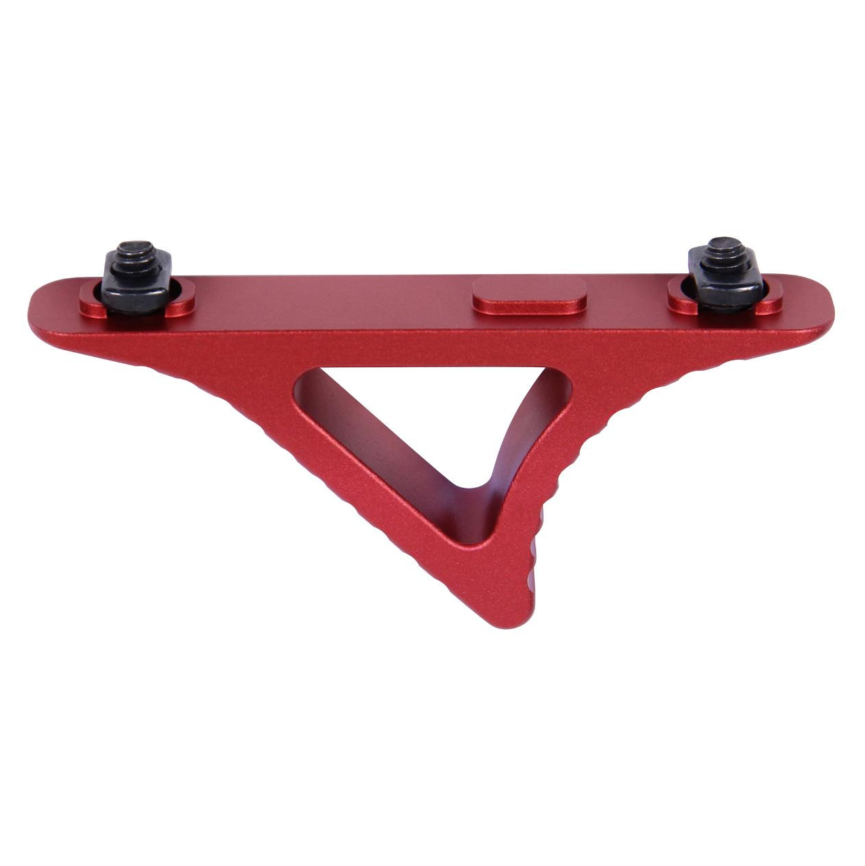 MCS Skeletonized Angled Foregrip For M-LOK - Anodized Red 