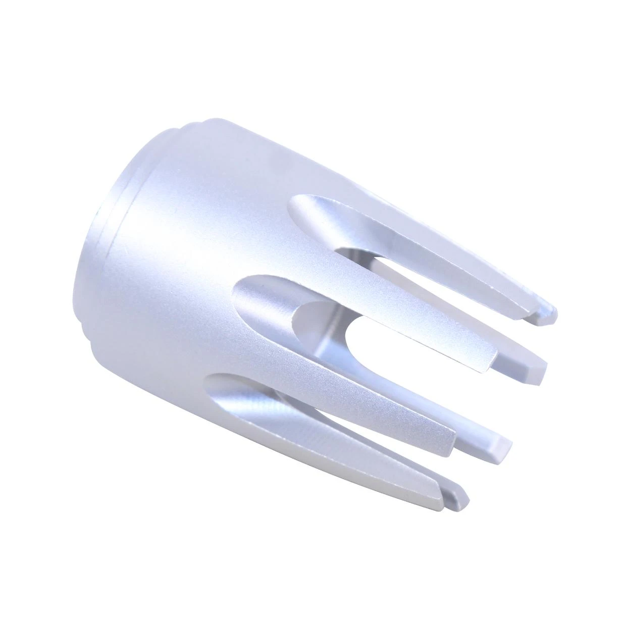 MCS AR-15 ‘Claw’ Multi-Prong Flash Hider - Anodized Silver 