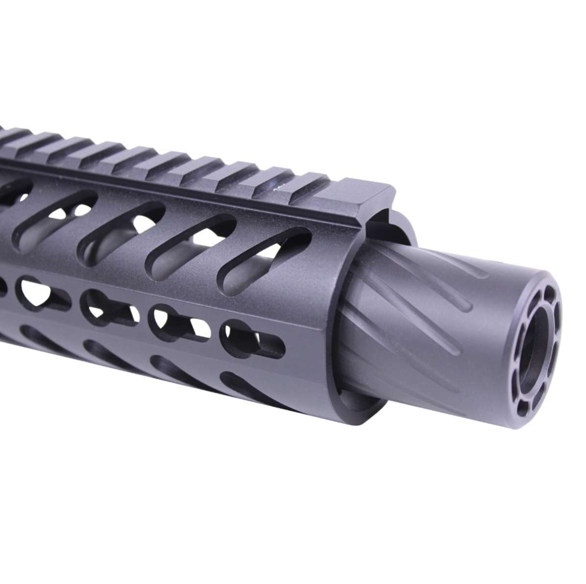 MCS AR-15 Spit Fire Muzzle Comp With Qd Blast Shield - Black