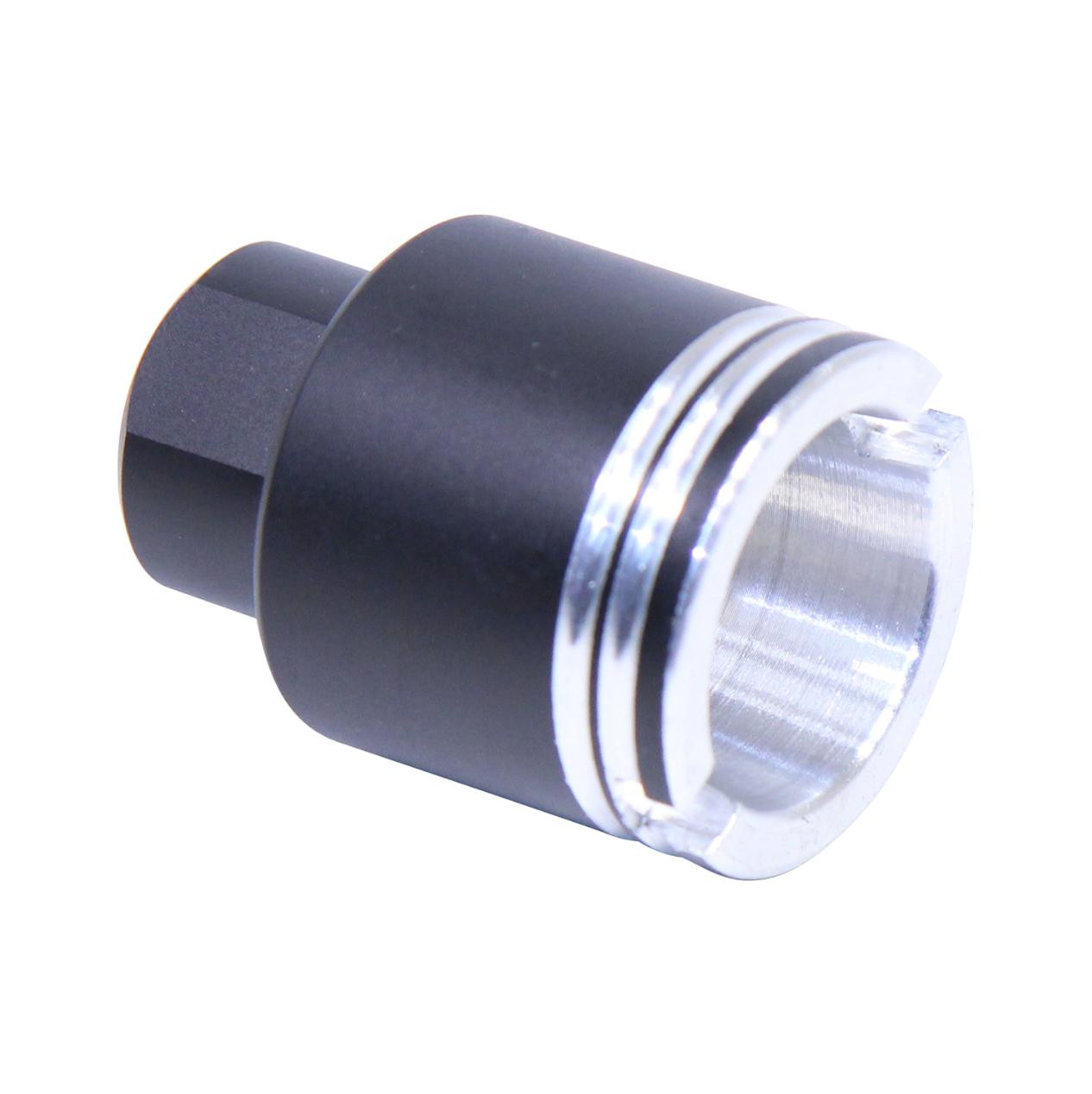 MCS AR-15 Stubby Slim Compact Flash Can - Machined Finish 
