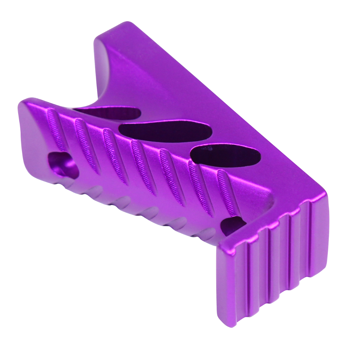 MCS AR-15 M-LOK Micro Angle Grip - Anodized Purple