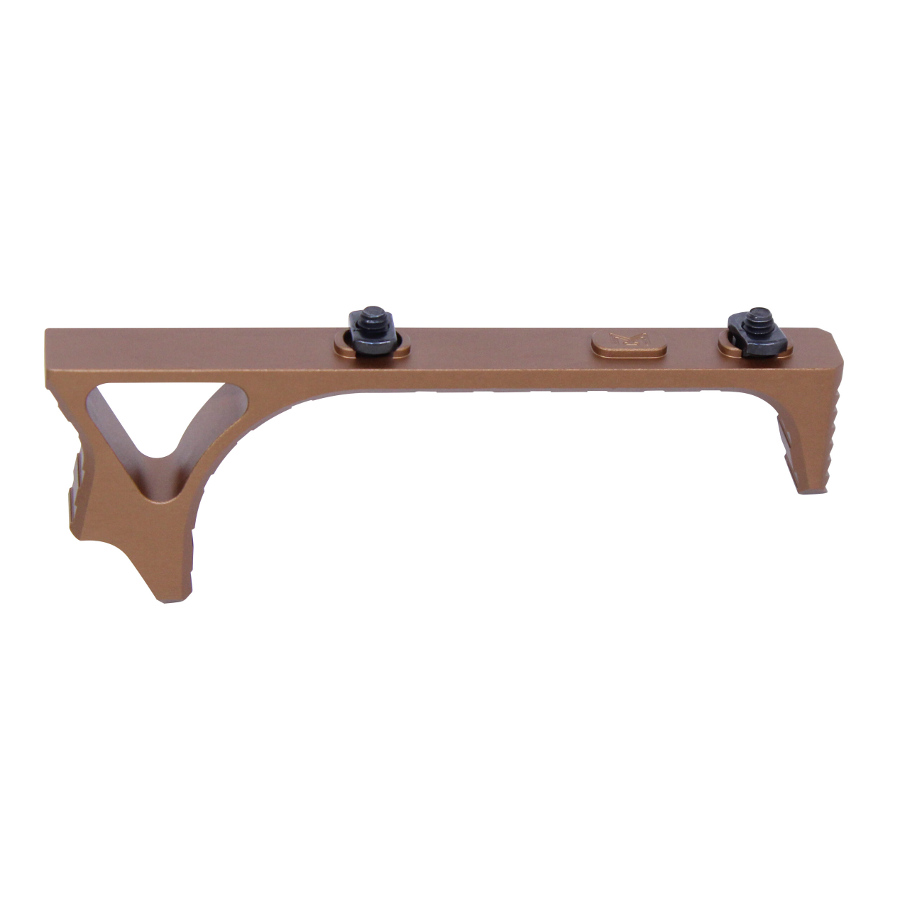 MCS AR-15 Skeletonized Ultralight Angled Grip For M-LOK - Anodized Bronze