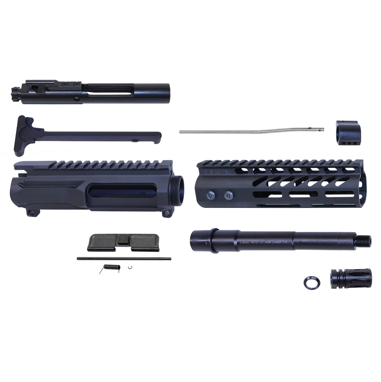 MCS AR-15 5.56 Cal 7.5″ Upper Kit Pistol Length - USA Made