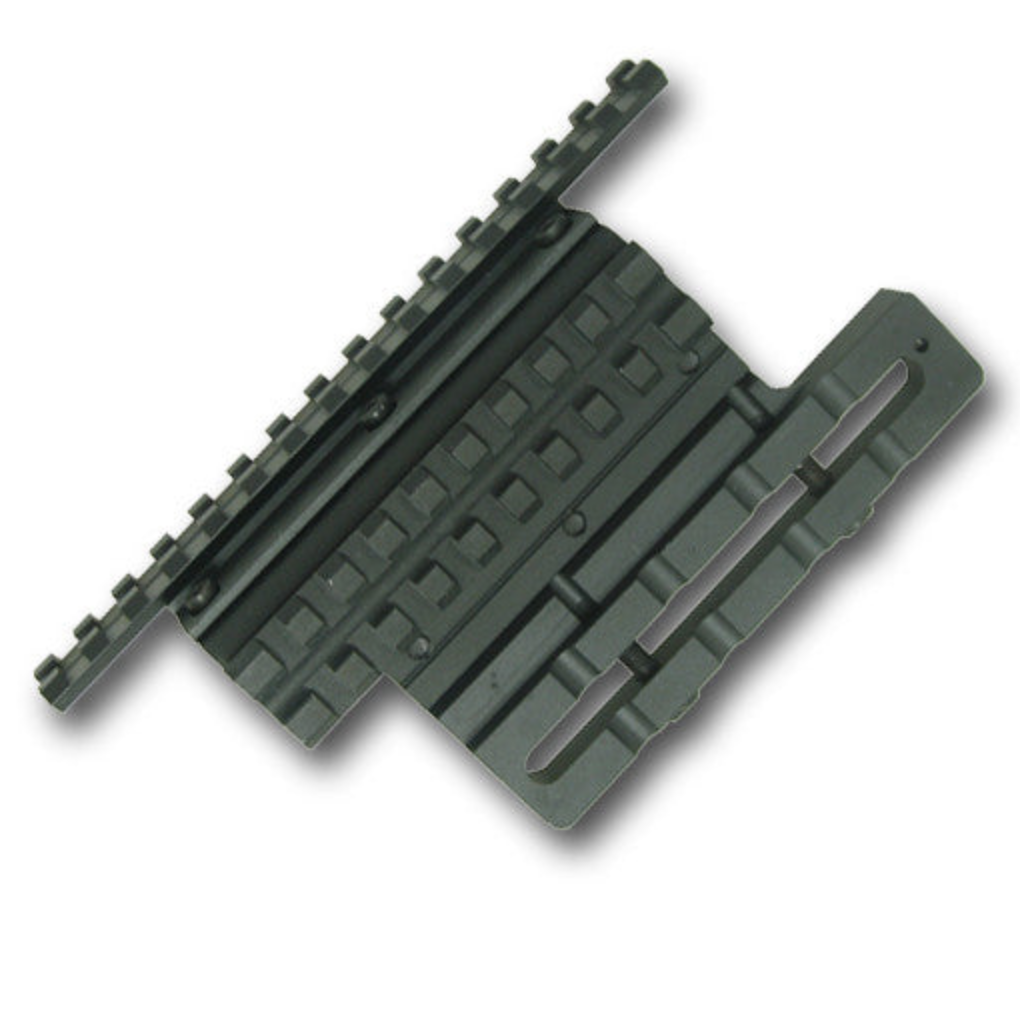 AK-47 SIDE MOUNT DOUBLE RAIL - BLACK