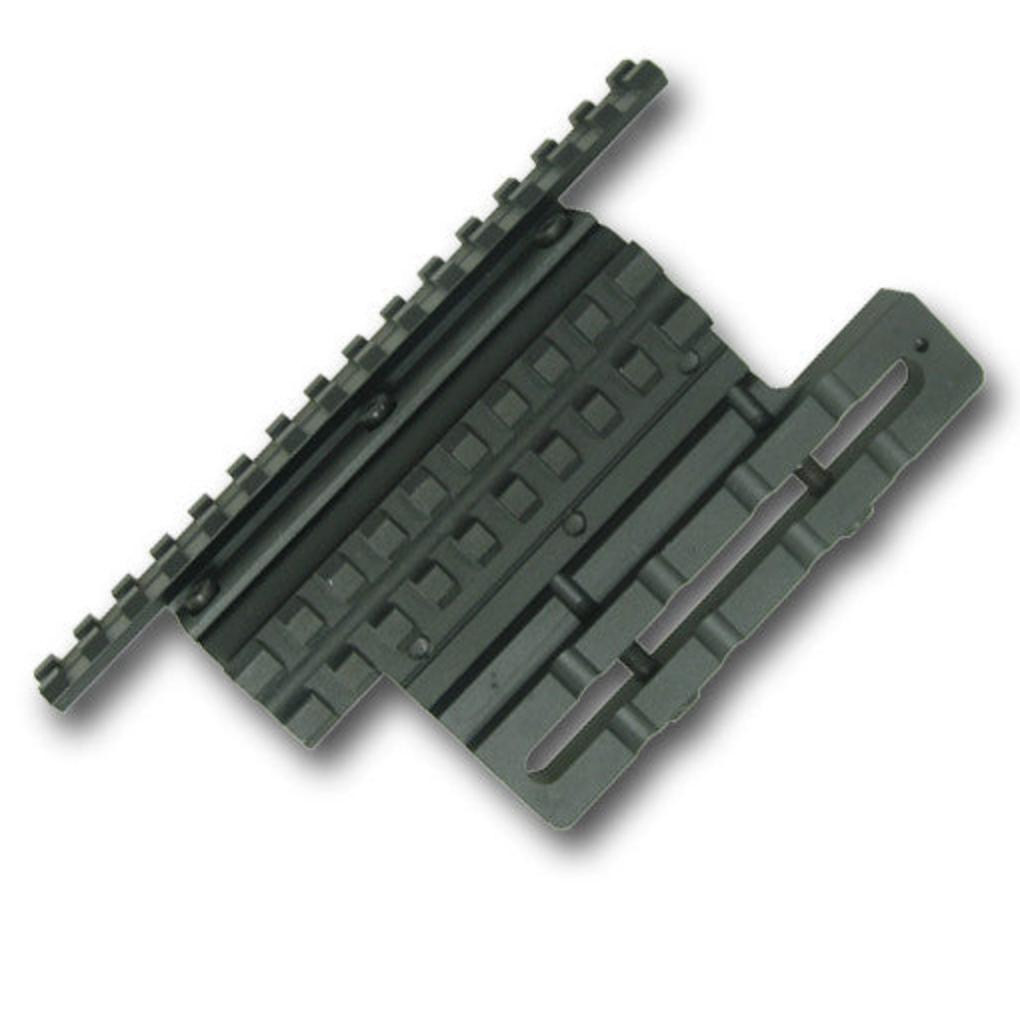MCS AK-47 SIDE MOUNT DOUBLE RAIL - BLACK 