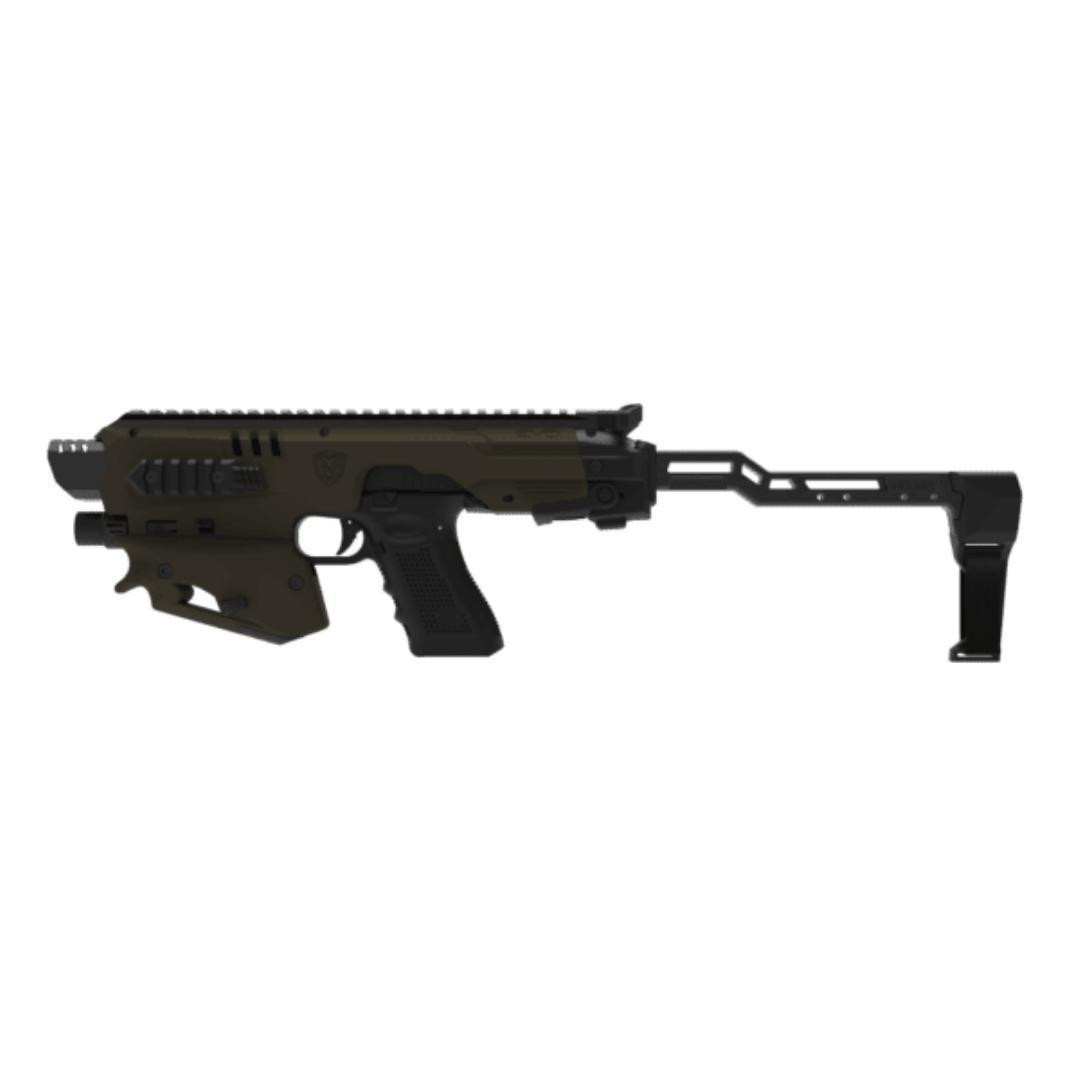 CAA MCK EVO STAGE 2 MICRO CONVERSION KIT – PISTOL TO PDW CROSS PLATFORM CHASSIS - USA MADE 