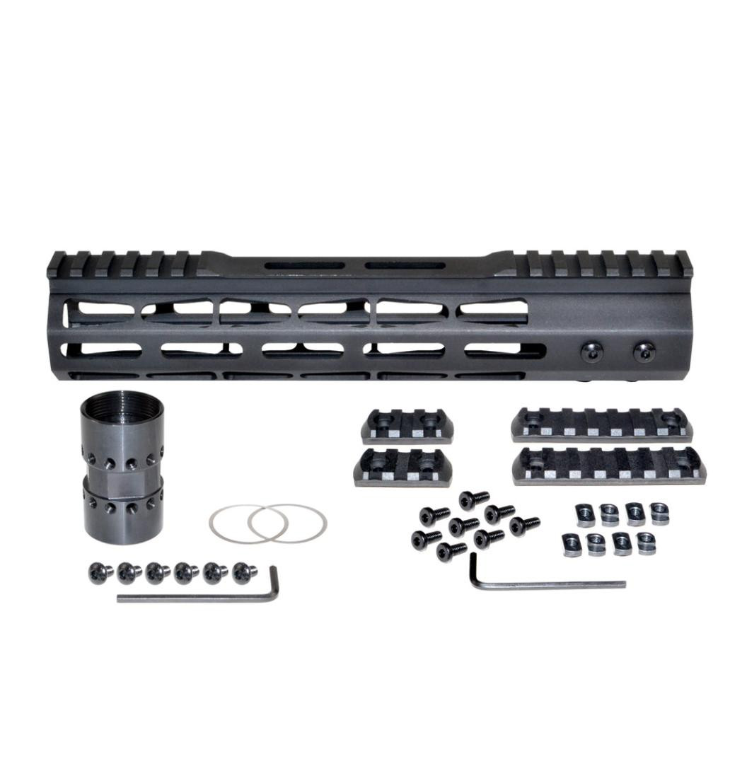 MCS AR-15 Super Light M-LOK Series Free Float Handguard with Partial Top Rail 