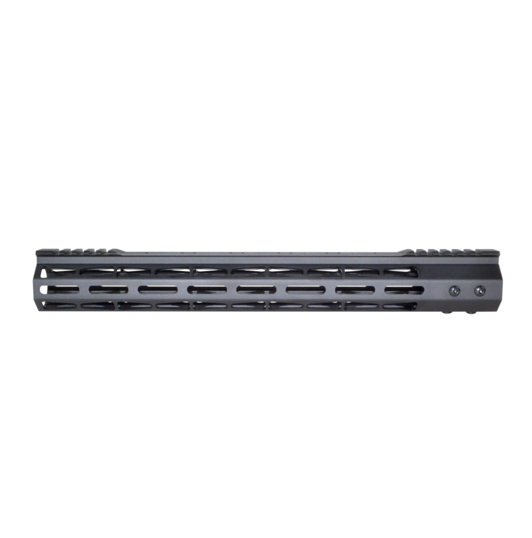 MCS AR-15 Super Light 15" M-LOK Free Float Handguard with Partial Top Rail