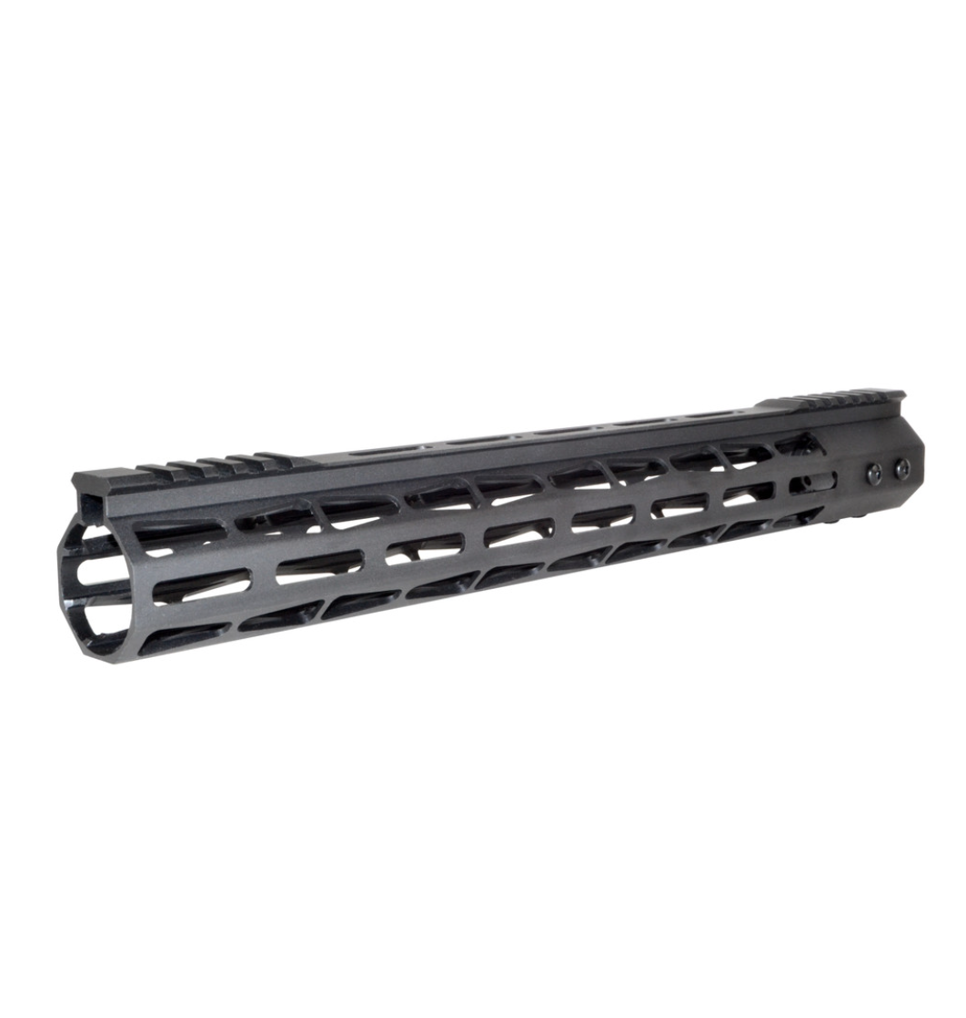 MCS AR-15 Super Light 15" M-LOK Free Float Handguard with Partial Top Rail