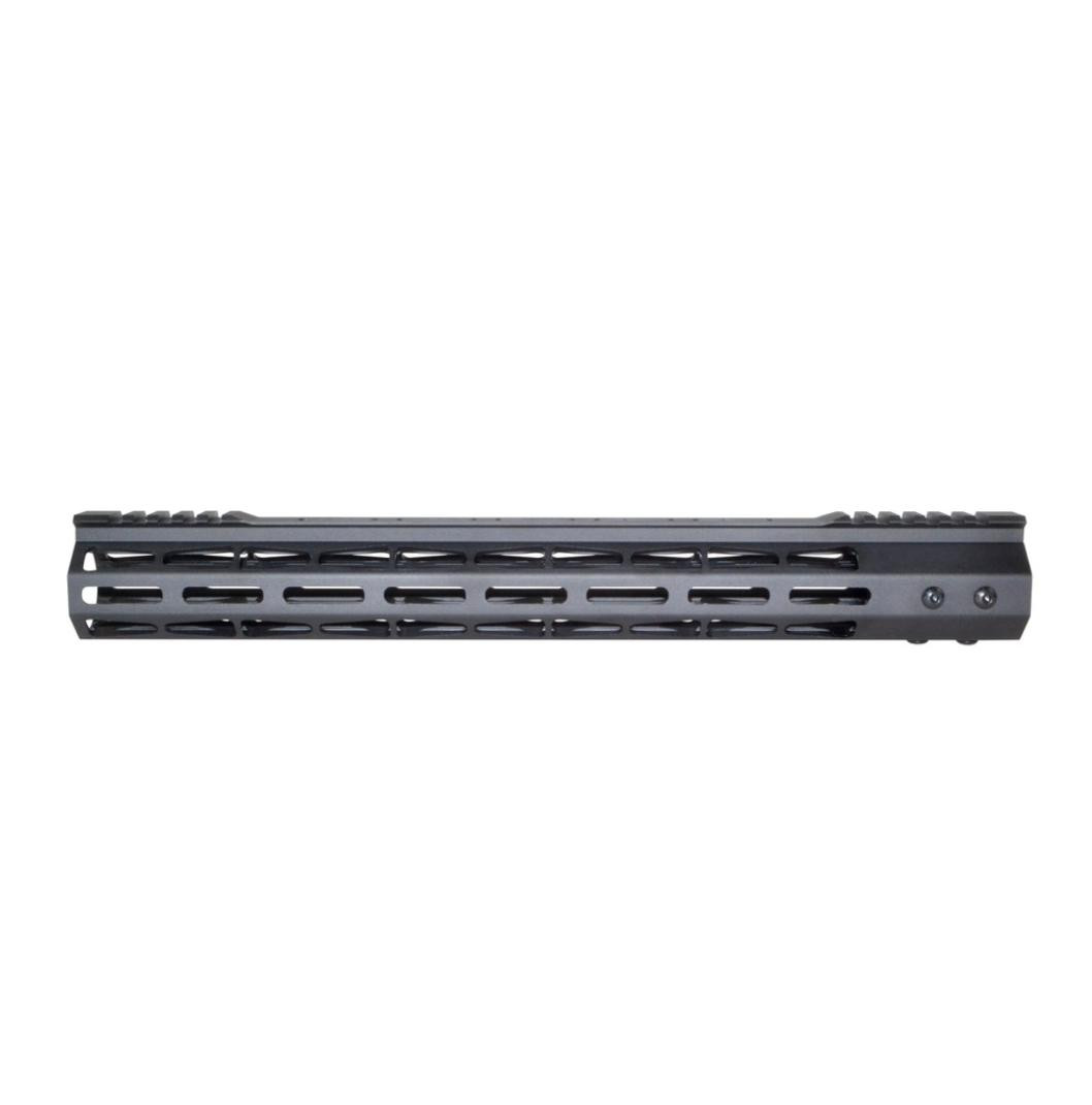 MCS AR-15 Super Light 15" M-LOK Free Float Handguard with Partial Top Rail 