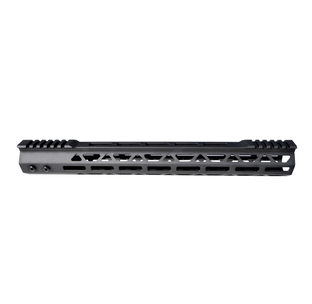 MCS AR-15 Super Light 15" M-LOK Free Float Handguard with Partial Top Rail For 223/5.56
