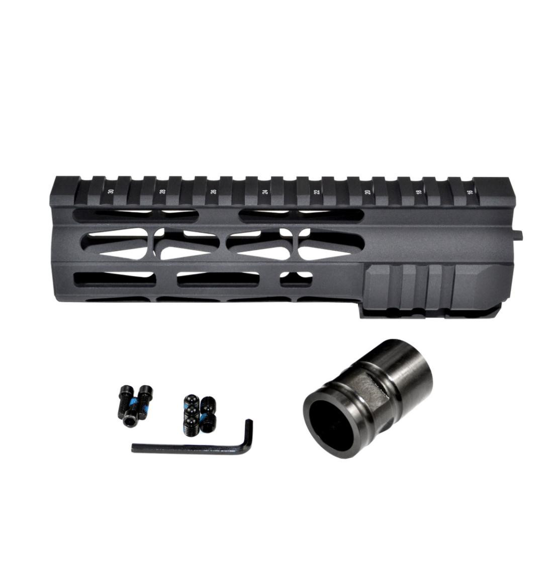 MCS AR-15 7" M-LOK Series Slim Free Float Handguard 