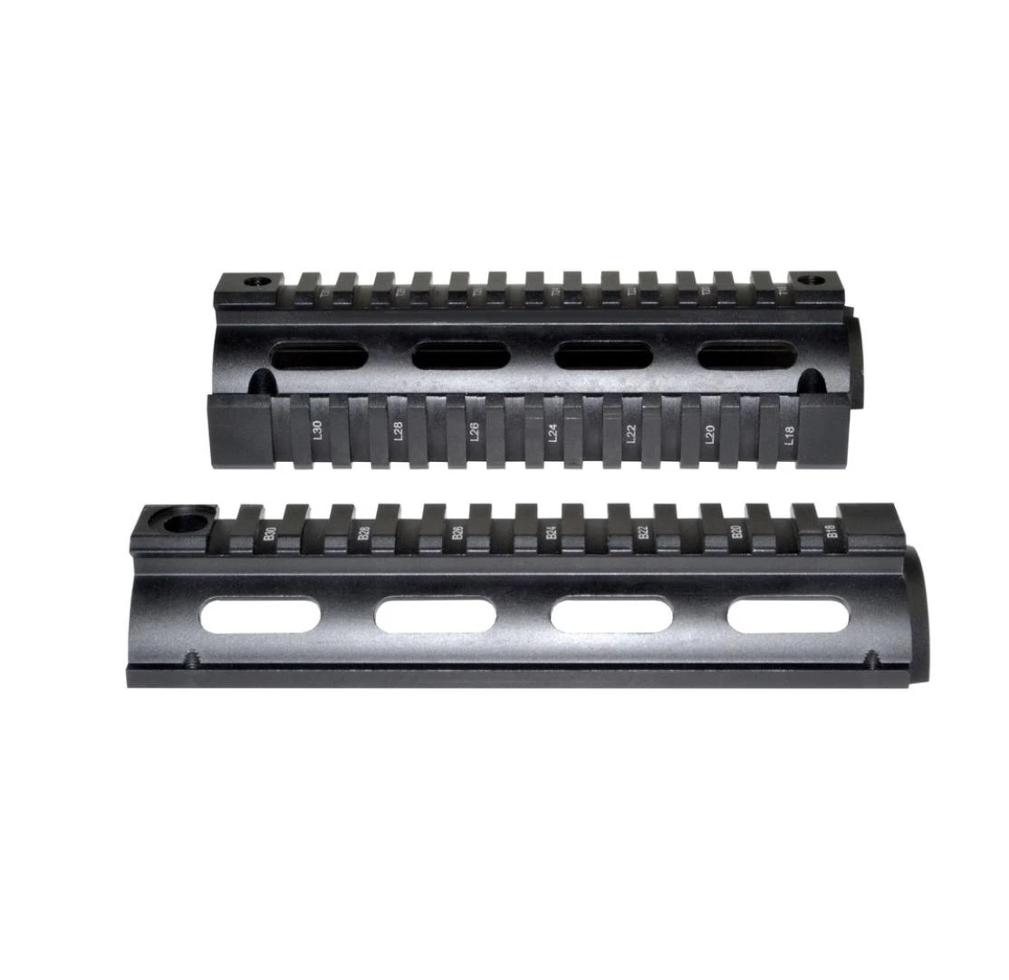 MCS AR-10 2 Piece Drop In Quad Rail Handguard DPMS .308, 6.75" Carbine Length 