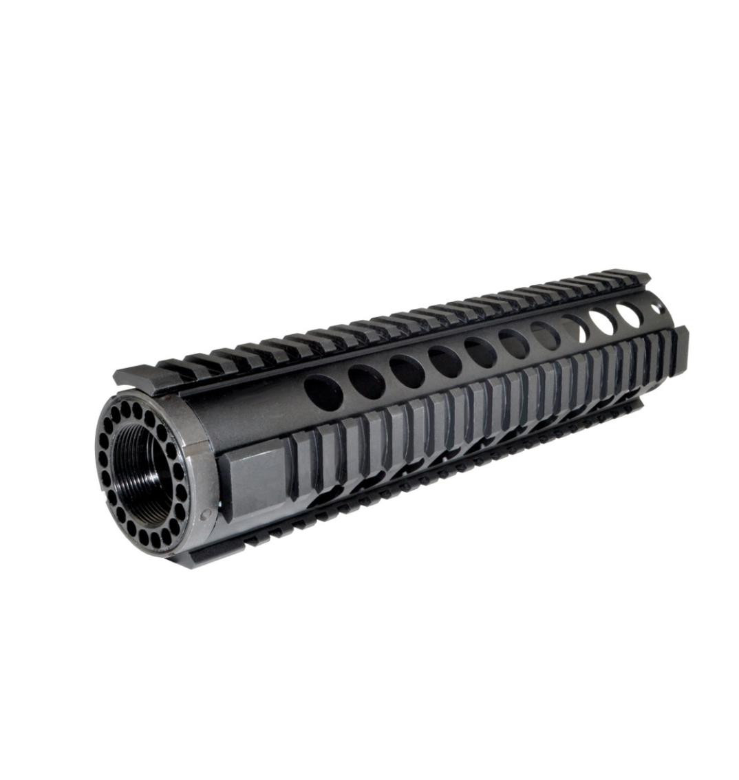 MCS AR-15 10" Quad Rail Free Float Handguard - Includes End cap / Spacer, Wide 1.81" 