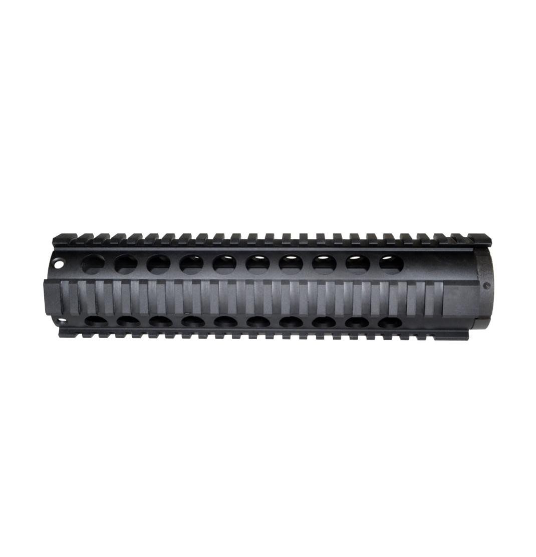 MCS AR-15 10" Quad Rail Free Float Handguard - Includes End cap / Spacer, Wide 1.81" 