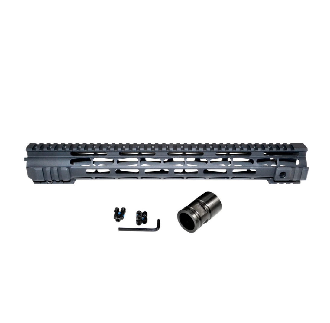 MCS AR-15 M-LOK 15" Slim Free Float Handguard - USA Made
