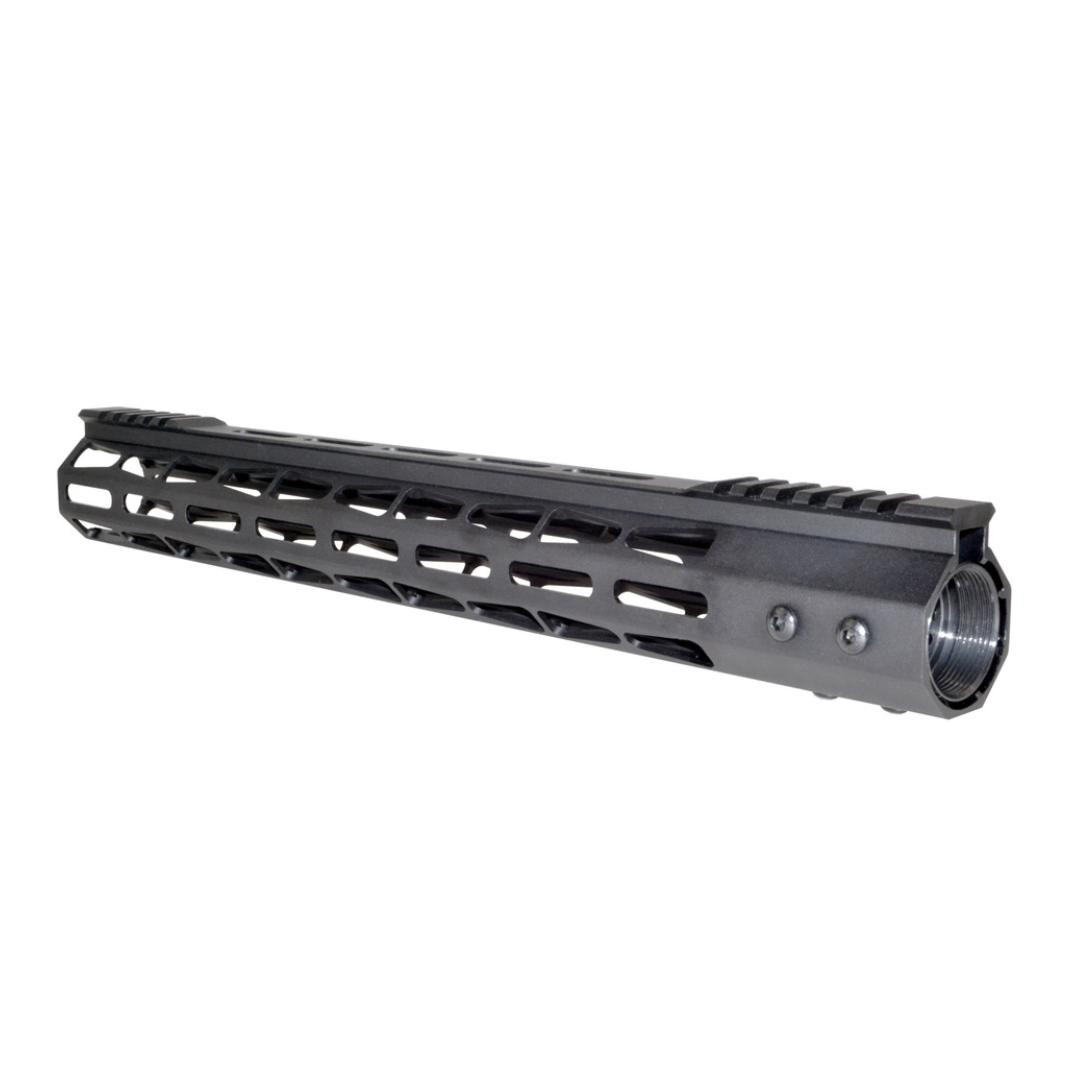 MCS AR-10 15" LR 308 DPMS LOW Super Light M-LOK Series Free Float Handguard with Partial Top Rail 