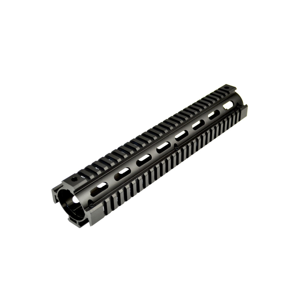 MCS AR-15 12" Rifle Length 2pc Drop-In Handguard For .223/5.56, fits ROUND End Cap