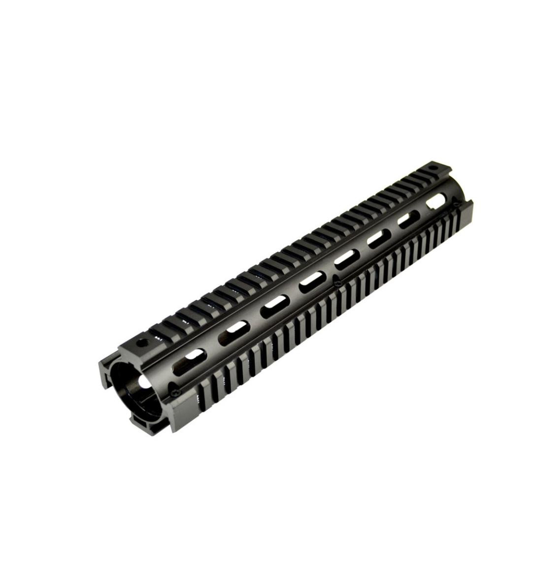 MCS AR-15 12" Rifle Length 2pc Drop-In Handguard For .223/5.56, fits ROUND End Cap 