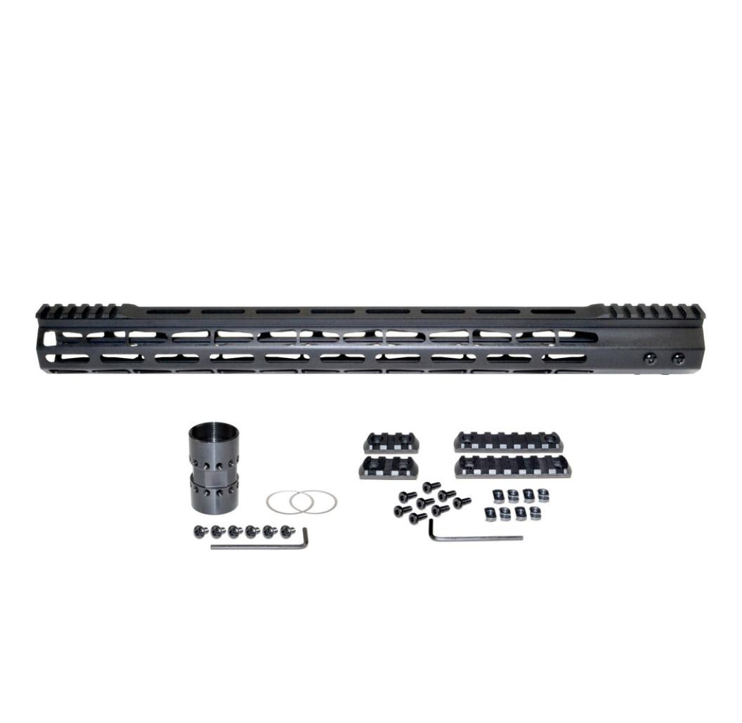 MCS AR-15 19'' Super Light M-LOK Series Free Float Handguard with Partial Top Rail 