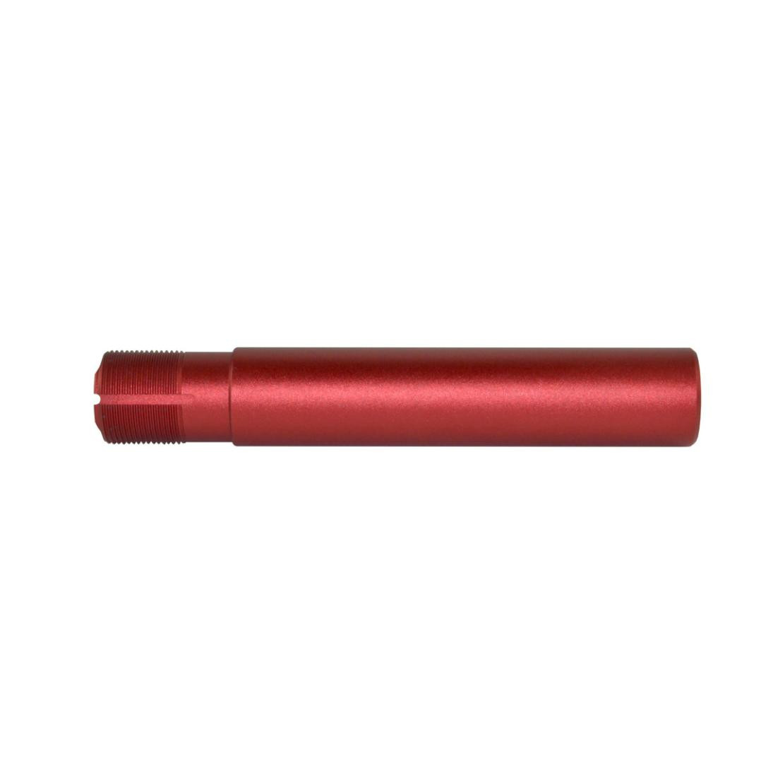 MCS AR-15 Pistol Buffer Tube - Anodized Aluminum - Red 