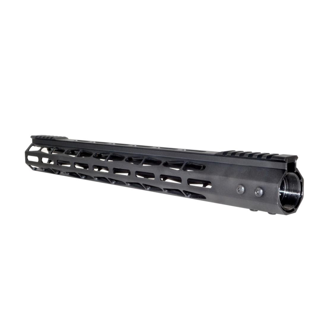 MCS AR-10 17" LR 308 DPMS LOW Super Light M-LOK Series Free Float Handguard with Partial Top Rail 