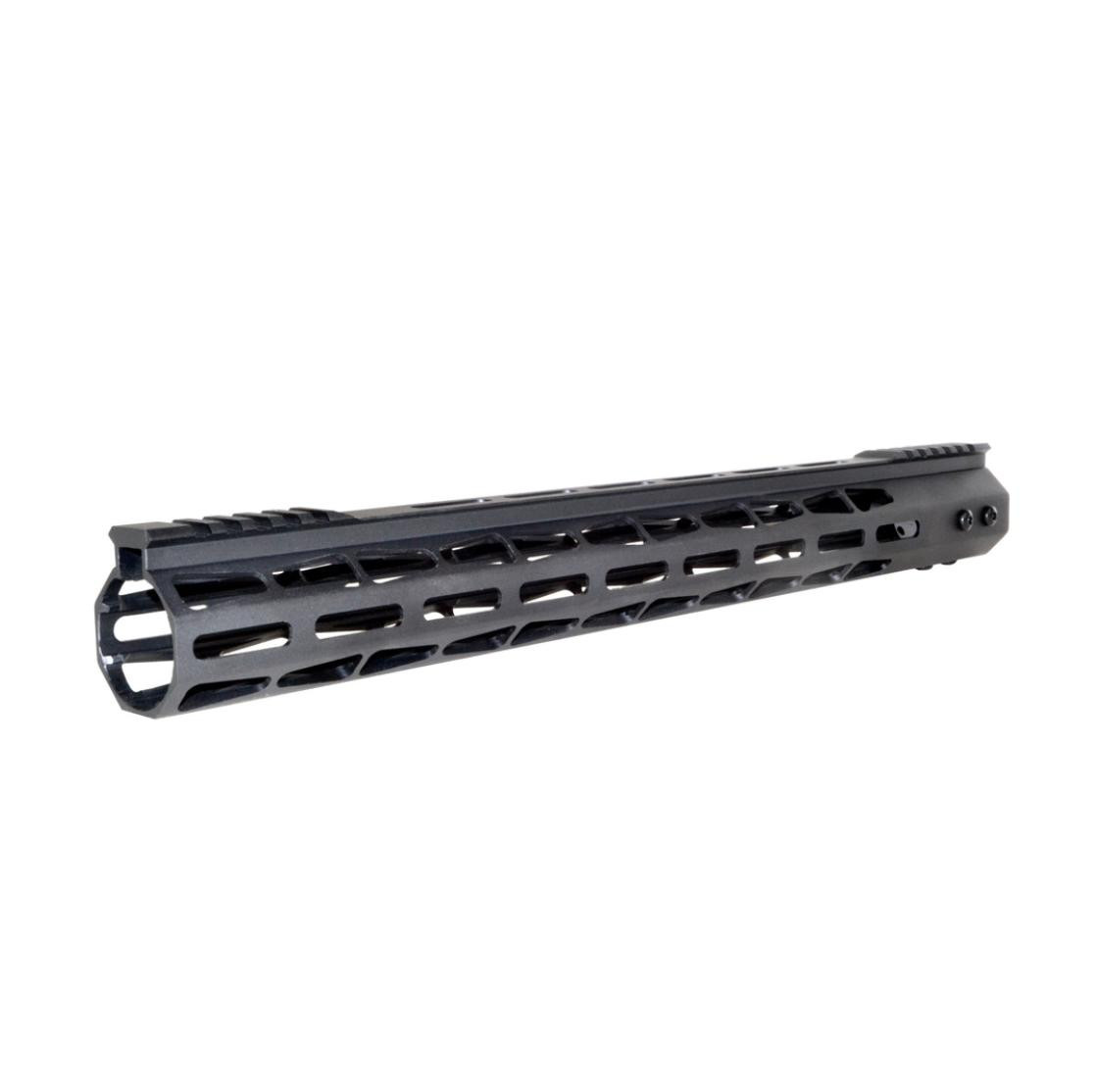 MCS AR-10 17" LR 308 DPMS LOW Super Light M-LOK Series Free Float Handguard with Partial Top Rail 