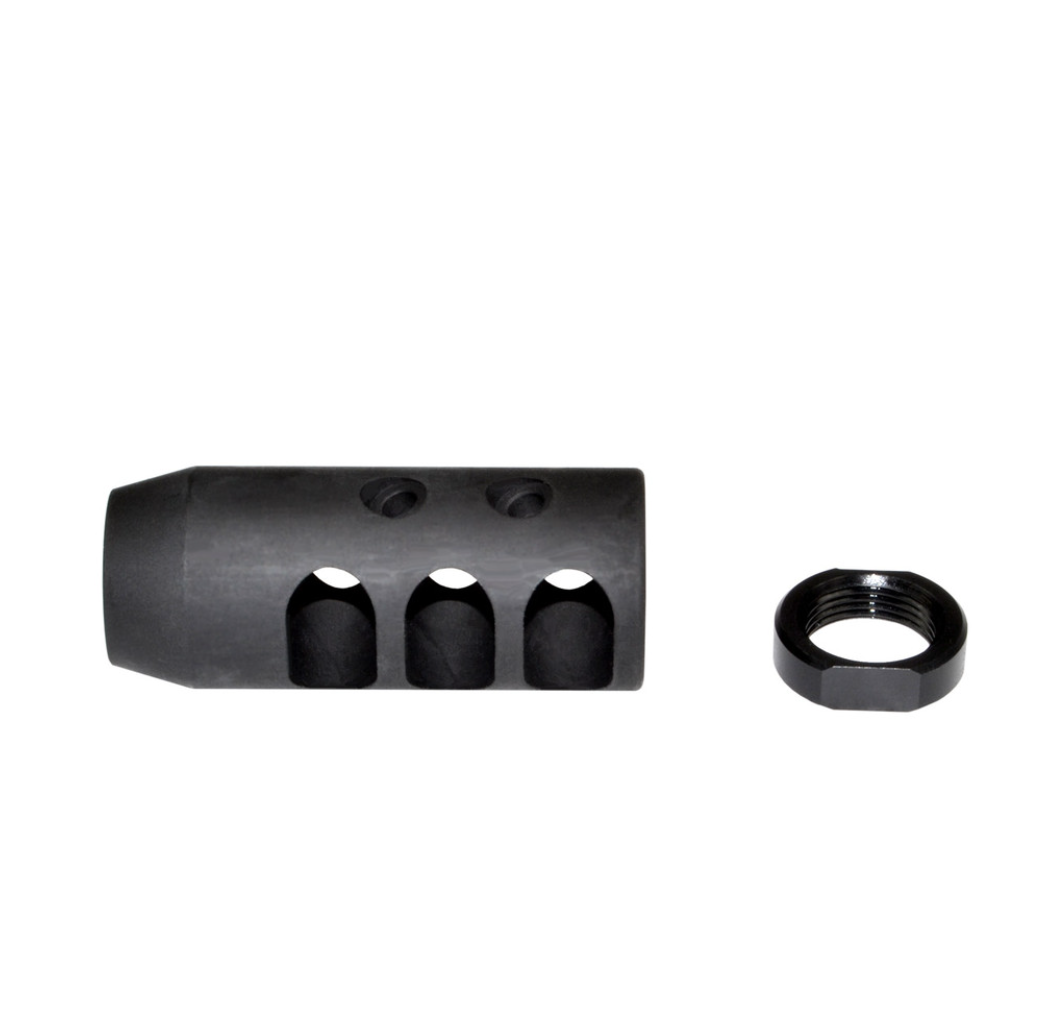 MCS AR-10 5/8x24 Muzzle Brake Black Steel - .308/7.62 NATO