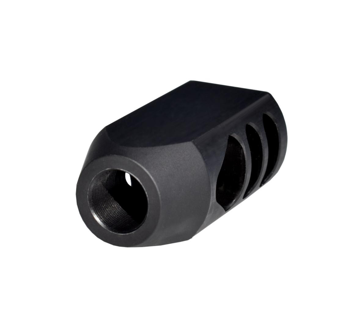 MCS Competition Grade Muzzle Brake - 11/16x24 Steel with Black Phosphate Finish .450 Bushmaster or Bull Barrel 