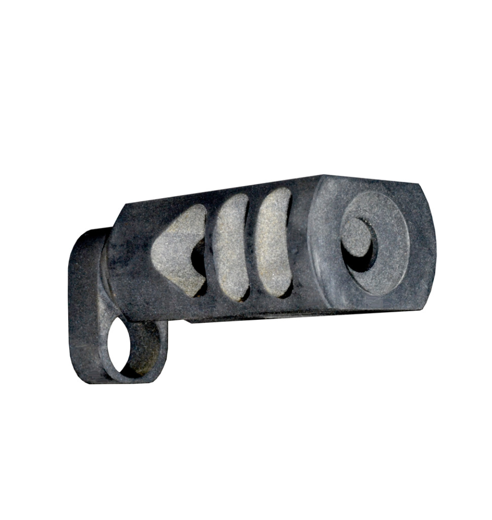 MCS M1 Garand Tanker Style Muzzle Brake, Steel, Black Oxide Finish