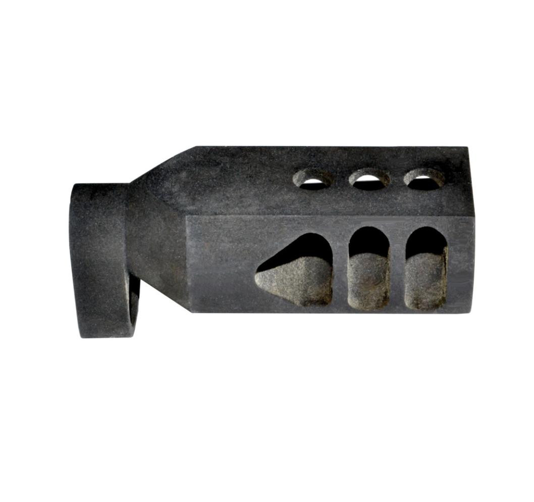 MCS M1 Garand Tanker Style Muzzle Brake, Steel, Black Oxide Finish 