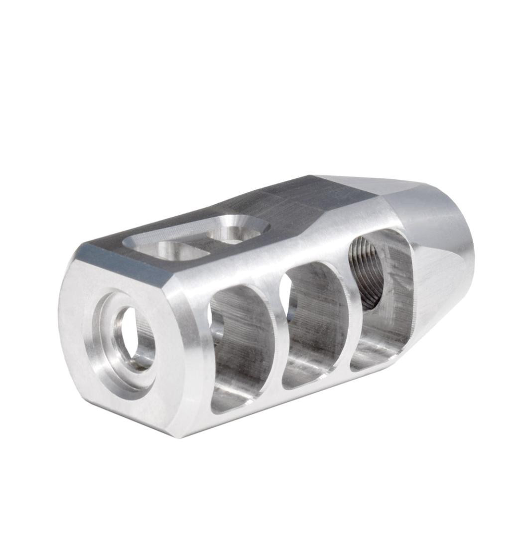 MCS AR-15 Tanker Style 1/2x28 Muzzle Brake - Stainless Steel 