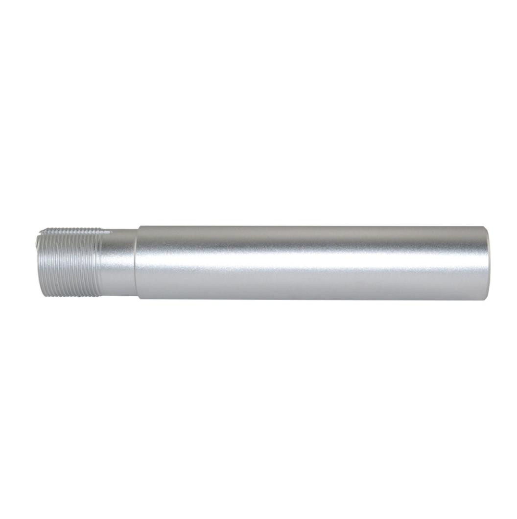 MCS AR-15 Pistol Buffer Tube 7.3" with hole for QR Sling Adapter - Silver Anodized 
