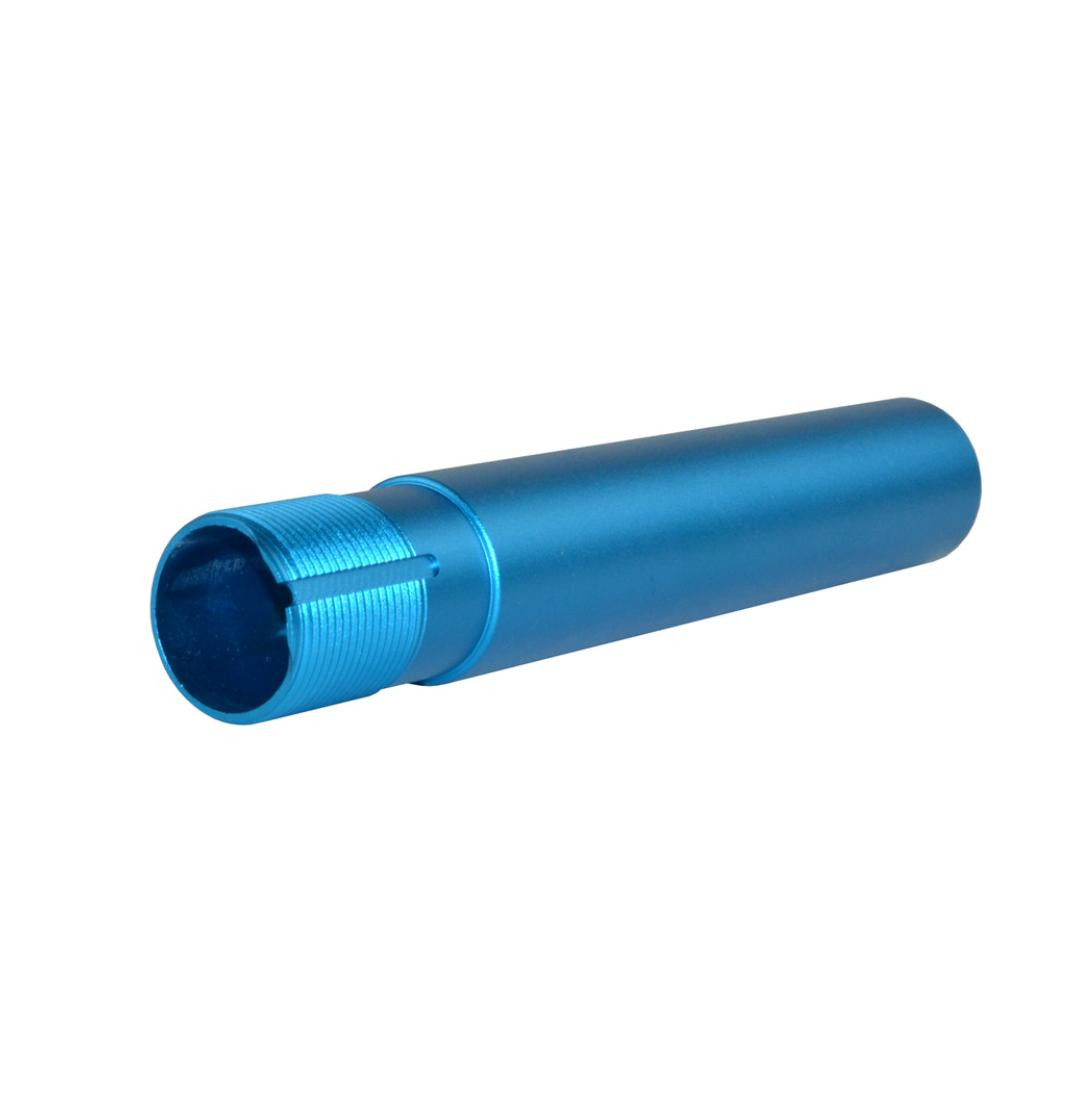 MCS AR-15 Pistol Buffer Tube 7.3" 1 Piece Construction - Blue Anodized 
