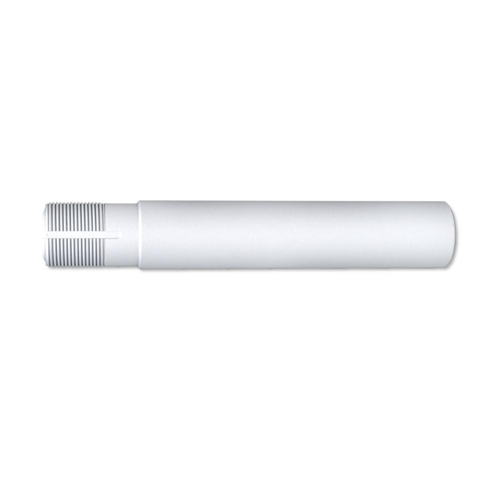 MCS AR-15 Pistol Buffer Tube Anodized Aluminum - Matte Silver 