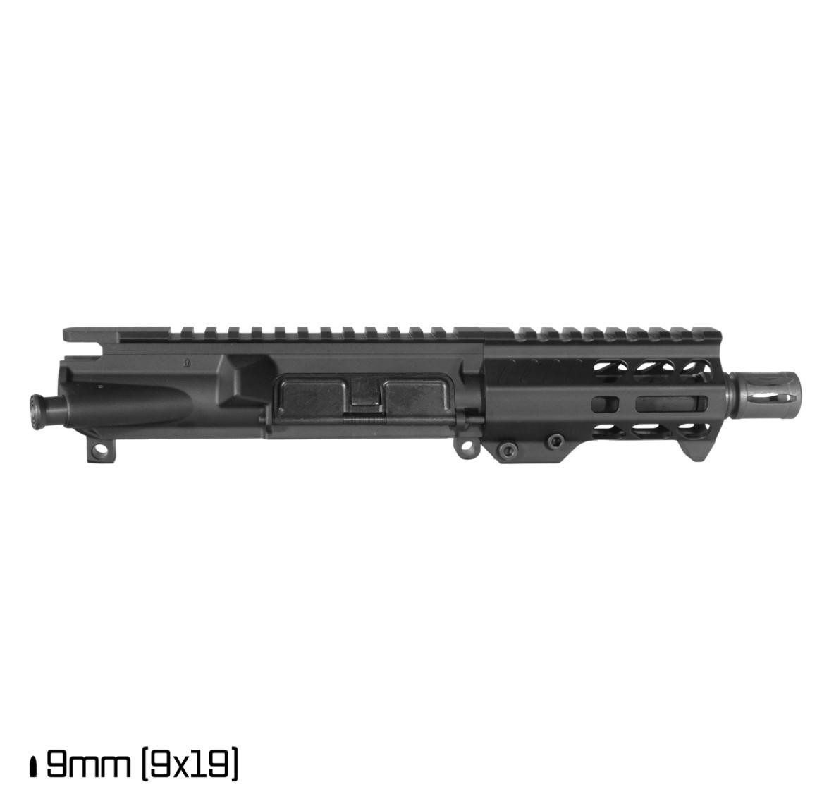 MCS AR-9 5-INCH PISTOL UPPER 1:10 9MM FREEFLOAT M-LOK HANDGUARD 