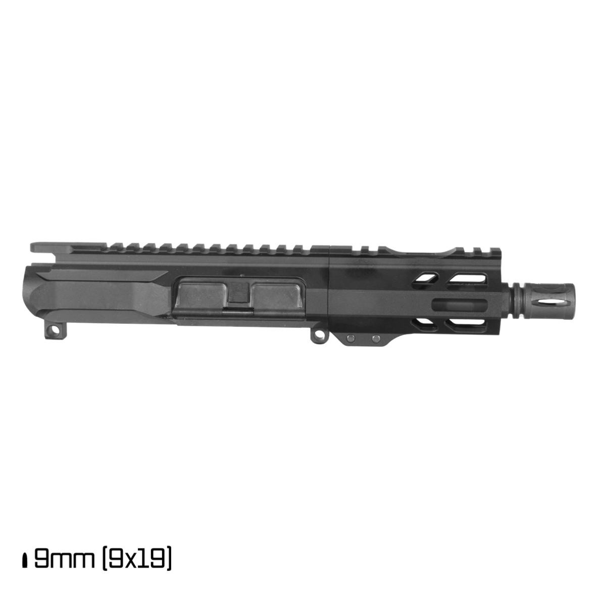 MCS AR-9 5-INCH PISTOL UPPER 1:10 9MM FREEFLOAT M-LOK HANDGUARD 