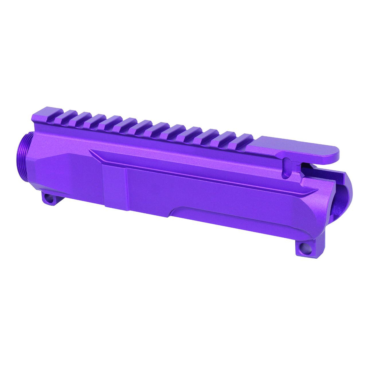 MCS AR-15 5.56 “Slabside” Stripped Billet Upper Receiver - Anodized Royal Purple 