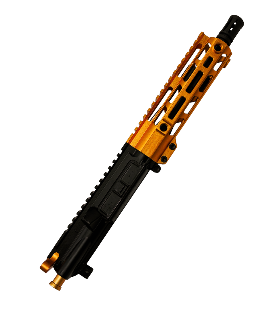 MCS AR-15 5.56 NATO 7″ PISTOL UPPER - ORANGE