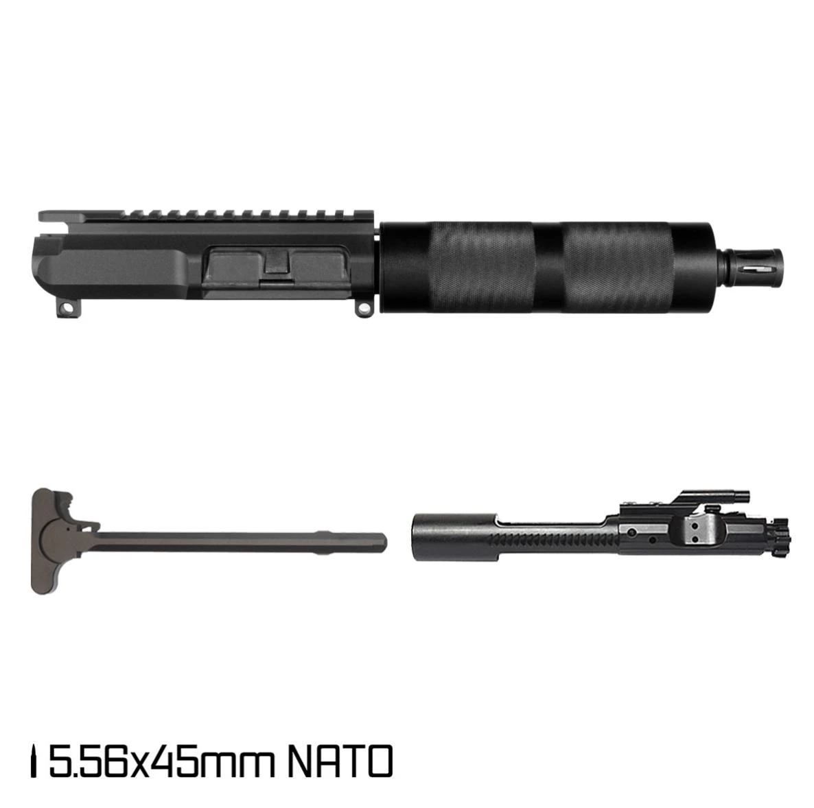 MCS AR-15 7.5" INCH PISTOL UPPER 5.56 NATO 1:7 TUBULAR HANDGUARD 
