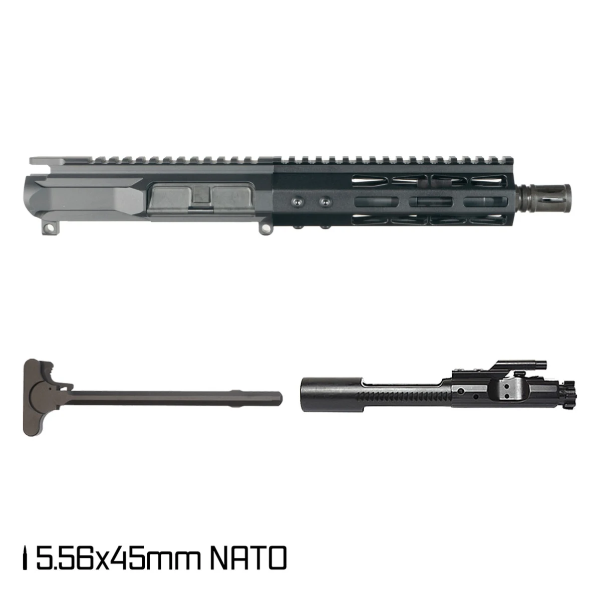 MCS AR-15 7.5" INCH 5.56 NATO PISTOL UPPER 1:7 FREEFLOAT M-LOK HANDGUARD
