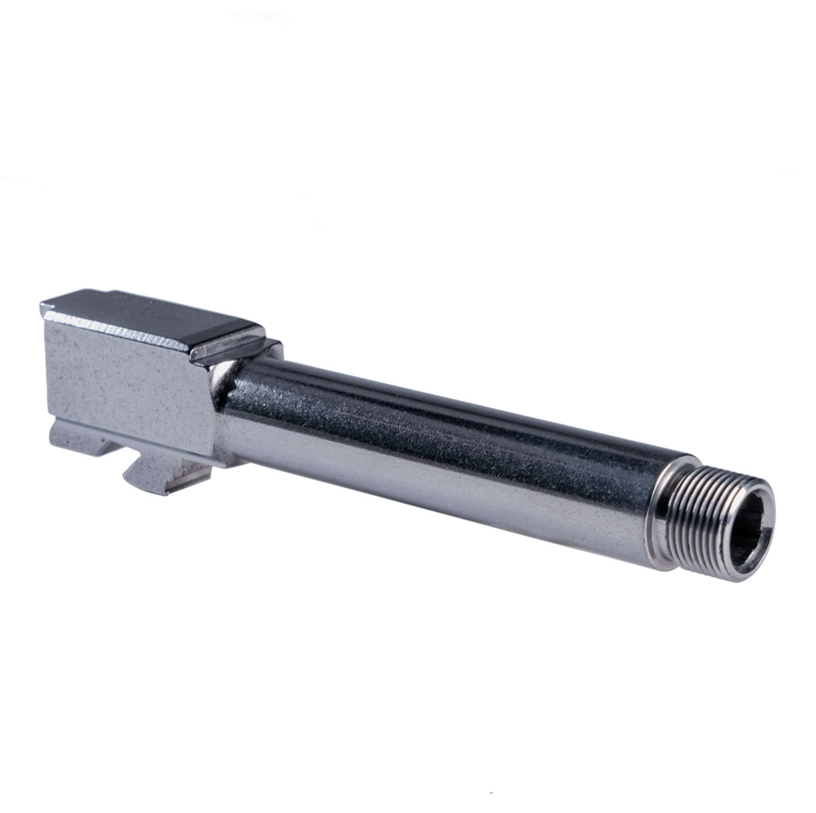 MCS MATCH GRADE - GLOCK 19 COMPATIBLE THREADED BARREL - POLISHED CLEAR PVD