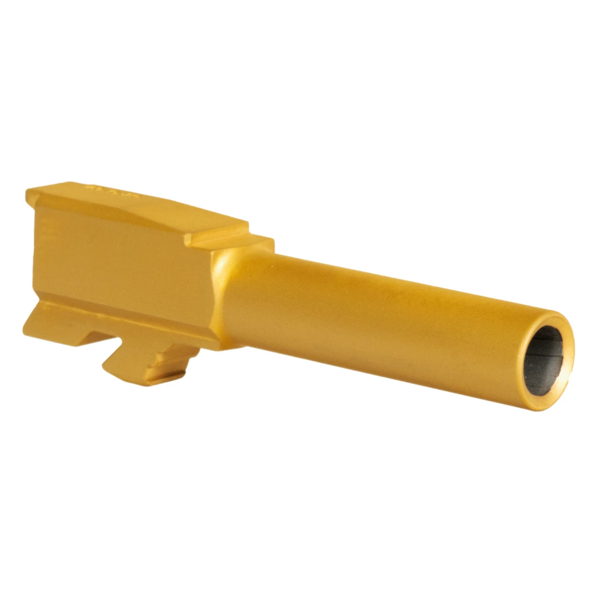 MCS GLOCK 43 COMPATIBLE GOLD TIN CROWNED BARREL, 1:10 TWIST
