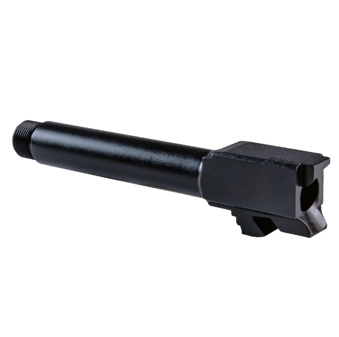 MCS GLOCK 19 COMPATIBLE MATCH GRADE THREADED BARREL - BLACK NITRIDE 